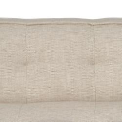 SOFÁ 3 PLAZAS BEIGE TEJIDO SIBARIS 218 X 102 X 77 CM