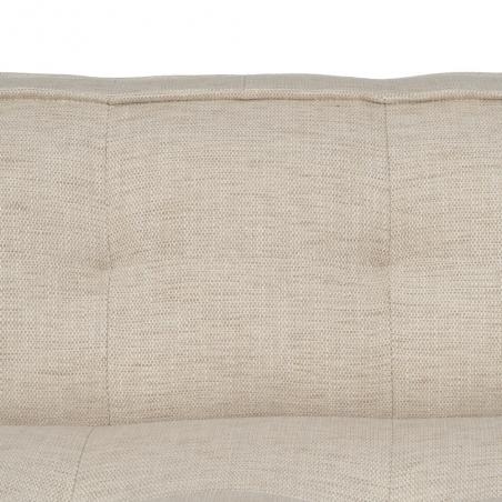 SOFÁ 3 PLAZAS BEIGE TEJIDO SIBARIS 218 X 102 X 77 CM