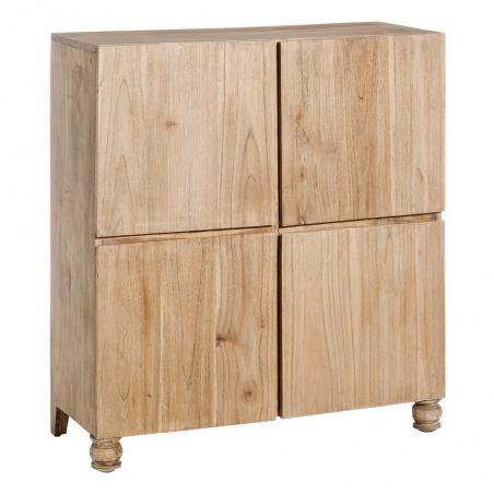 ARMARIO NATURAL MADERA MINDI 110 X 45 X 120 CM