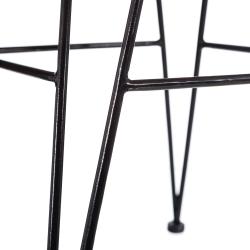 SILLA NATURAL-NEGRO 52 X 66 X 77 CM