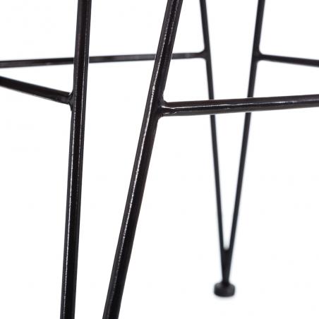 SILLA NATURAL-NEGRO 52 X 66 X 77 CM
