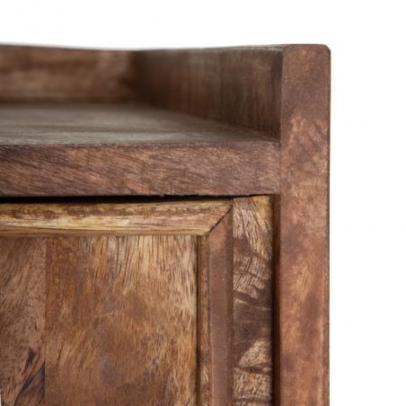ARMARIO MARRÓN MADERA DE MANGO 88 X 37 X 109 CM