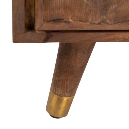 ARMARIO MARRÓN MADERA DE MANGO 88 X 37 X 109 CM