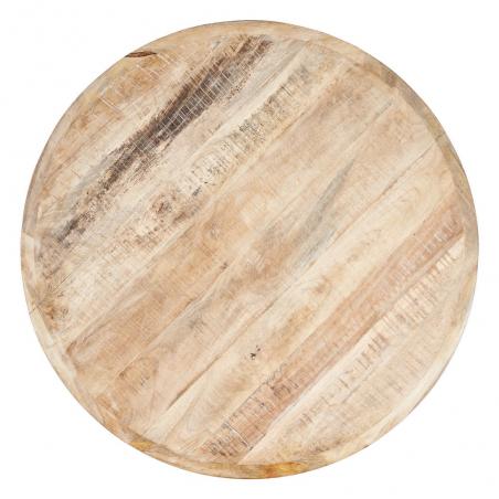 MESA COMEDOR BLANCO ROZADO 100 X 100 X 76 CM