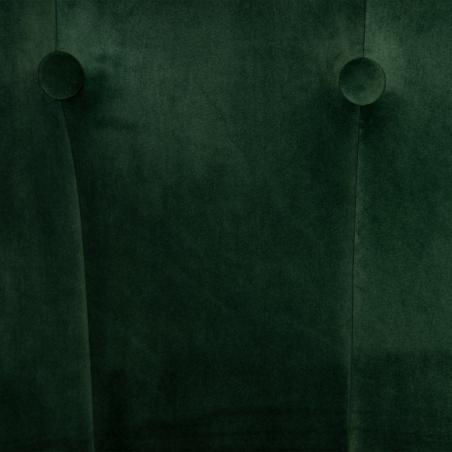 SILLÓN TERCIOPELO VERDE TEJIDO-METAL 69 X 60 X 75 CM