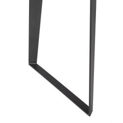MESA COMEDOR NATURAL-NEGRO MADERA-HIERRO 170 X 90 X 76 CM
