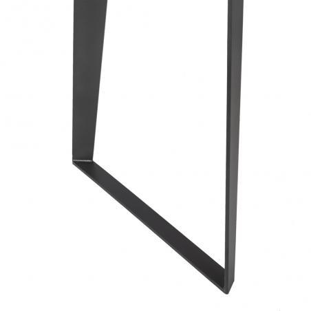 MESA COMEDOR NATURAL-NEGRO MADERA-HIERRO 170 X 90 X 76 CM