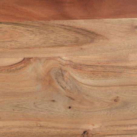 MESA CENTRO NATURAL MADERA DE MANGO 85 X 85 X 39 CM