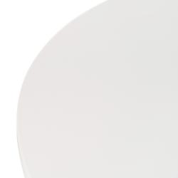 MESA COMEDOR BLANCO-NATURAL DM-METAL 100 X 100 X 76 CM