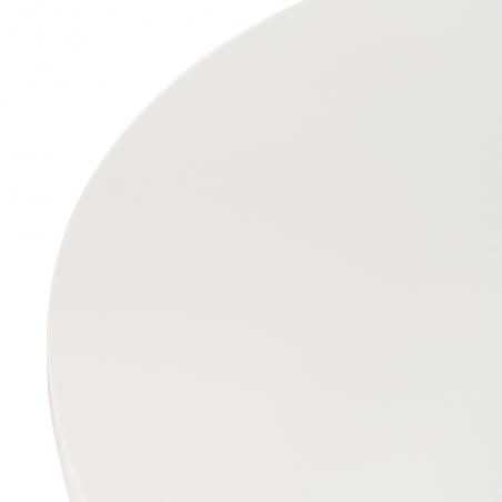 MESA COMEDOR BLANCO-NATURAL DM-METAL 100 X 100 X 76 CM