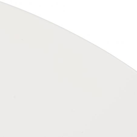 MESA COMEDOR BLANCO-NATURAL DM-METAL 100 X 100 X 76 CM