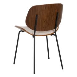 SILLA BEIGE DM-METAL SALÓN 49 X 50 X 80 CM