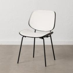 SILLA BLANCO DM-METAL SALÓN 49 X 50 X 80 CM
