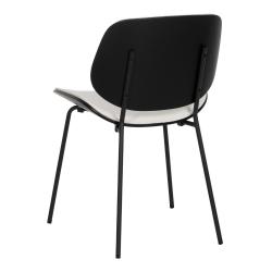SILLA BLANCO DM-METAL SALÓN 49 X 50 X 80 CM