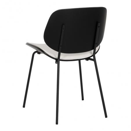 SILLA BLANCO DM-METAL SALÓN 49 X 50 X 80 CM