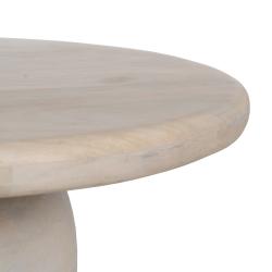 MESA CENTRO BLANCO MADERA-MDF SALÓN 75 X 75 X 35 CM