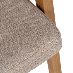 SILLA BRAZOS NATURAL MADERA / FIBRA 56 X 55 X 81 CM