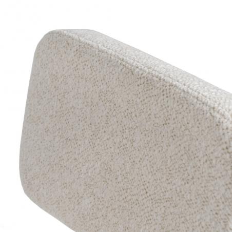 TABURETE BLANCO TEJIDO-METAL DECORACIÓN 39 X 50,50 X 103 CM
