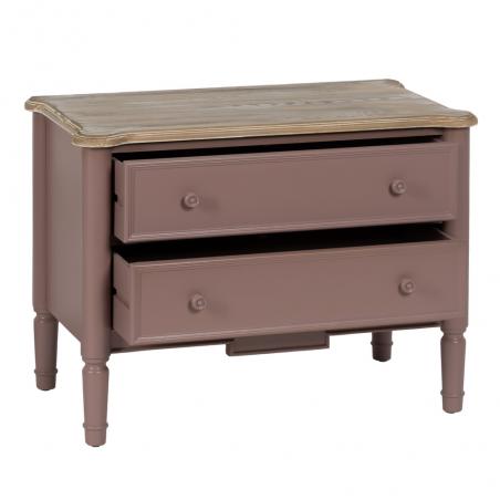 MUEBLE AUXILIAR TEJA MADERA 80 X 45 X 60 CM