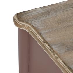 MUEBLE AUXILIAR TEJA MADERA 80 X 45 X 60 CM