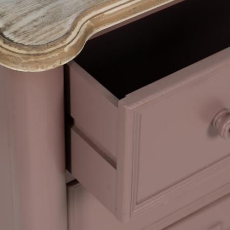 MUEBLE AUXILIAR TEJA MADERA 80 X 45 X 60 CM