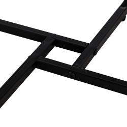 MESA CENTRO MARRÓN DM-METAL SALÓN 50 X 50 X 38 CM