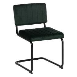 SILLA VERDE TEJIDO-METAL CONTRACT 48 X 56 X 82 CM
