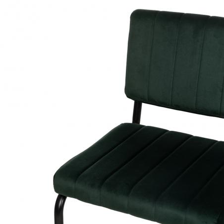 SILLA VERDE TEJIDO-METAL CONTRACT 48 X 56 X 82 CM