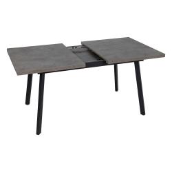 MESA EXTENSIBLE GRIS METAL-MADERA PAX 138 X 85 X 76 CM