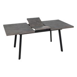 MESA EXTENSIBLE GRIS METAL-MADERA PAX 138 X 85 X 76 CM