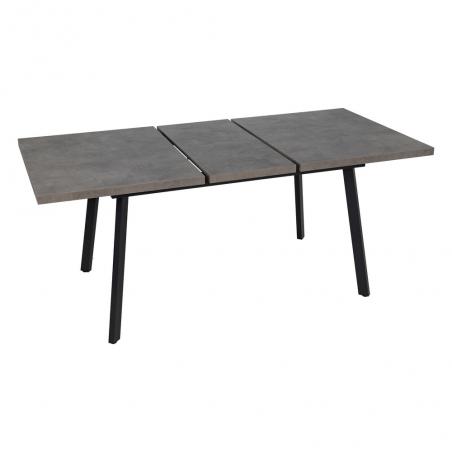 MESA EXTENSIBLE GRIS METAL-MADERA PAX 138 X 85 X 76 CM