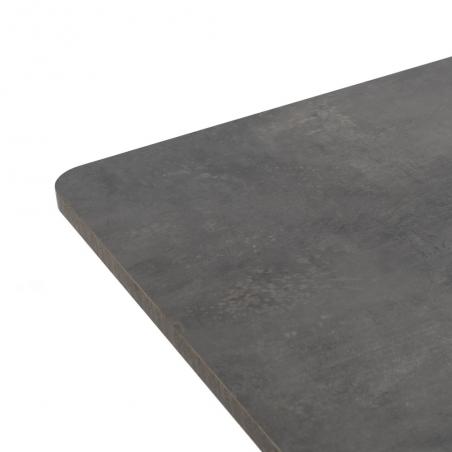 MESA EXTENSIBLE GRIS METAL-MADERA PAX 90 X 60 X 75 CM