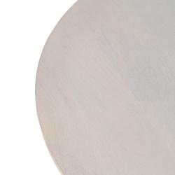MESA COMEDOR BLANCO MADERA DE MANGO 100 X 100 X 78 CM