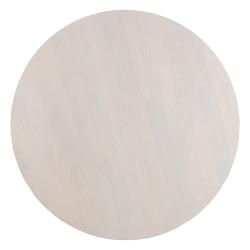 MESA COMEDOR BLANCO MADERA DE MANGO 100 X 100 X 78 CM