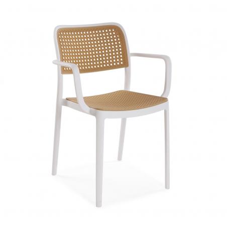 SILLA REPOSABRAZOS VENUS BLANC