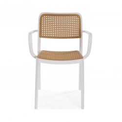 SILLA REPOSABRAZOS VENUS BLANC