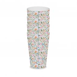 SET 4 VASOS FLORES