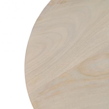 MESA CENTRO BLANCO MADERA DE MANGO SALÓN 107 X 71 X 38 CM