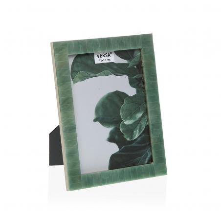 PORTAFOTOS NACAR VERDE 13X18