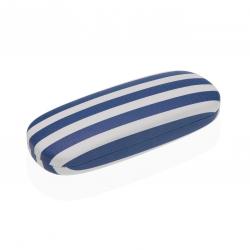 FUNDA GAFAS RAYAS AZULES OS.