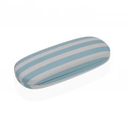 FUNDA GAFAS RAYAS AZULES