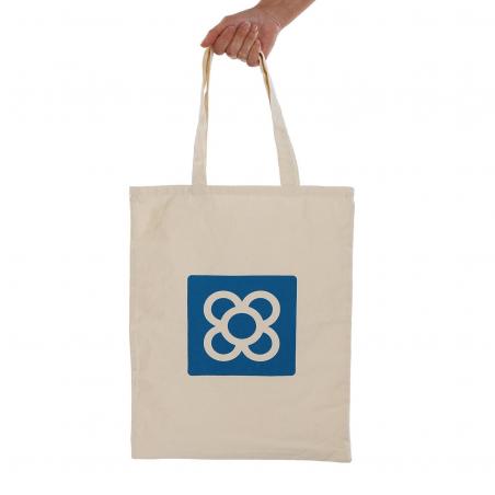 BOLSO COMPRA BALDOSA BARCELONA AZUL