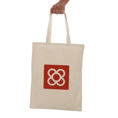 BOLSO COMPRA BALDOSA BARCELONA ROJO