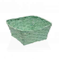 CESTA CUADRADA DE 20 X 20 AZUL