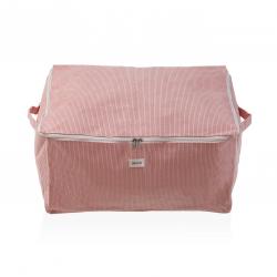 CAJA ALMACENAMIENTO CORDUROY ROSA L