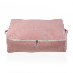 CAJA ALMACENAMIENTO CORDUROY ROSA XL