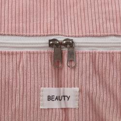 CAJA ALMACENAMIENTO CORDUROY ROSA XL