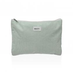 NECESER CORDUROY GRIS CLARO 27X19CM