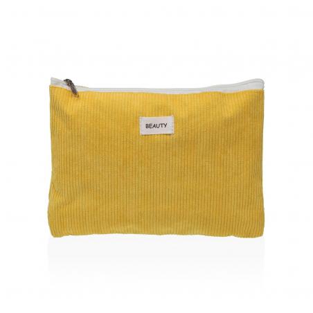 NECESER CORDUROY AMARILLO 27X19CM
