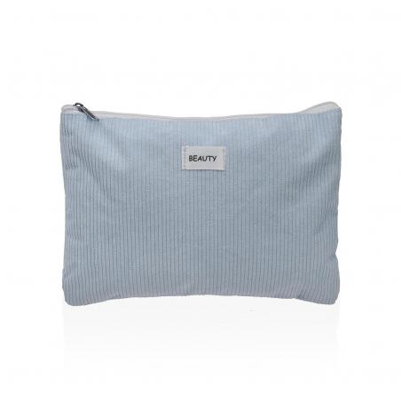 NECESER CORDUROY GRIS OSCURO  27X19CM